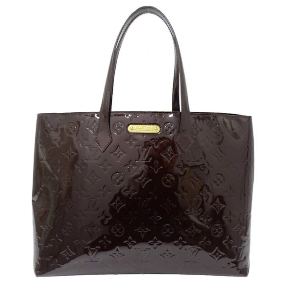 LOUIS VUITTON Handbags - Louis Vuitton LOUIS VUITTON Bag Vernis Women's Tote Monogram Wilshire MM Amar...
